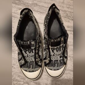 Coach Graphic Black and White Sneakers